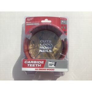 Milwaukee 49569265 Big Hawg Carbide Teeth Hole Saw 4 5/8 Inch NEW